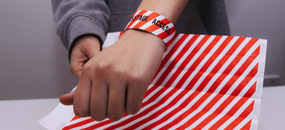 Braccialetti Tyvek personalizzati